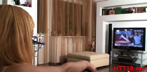 Bitch Blonde Likes To Play With Her Copher And Tits