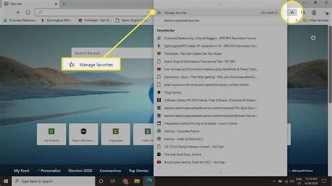 Comment Afficher La Barre Des Favoris Dans Microsoft Edge