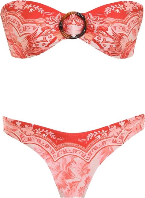 Zimmermann Lyre Bamboo Ring Bikini Shopstyle Two Piece Swimsuits