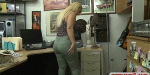 Busty Amateur Blonde Woman Gets Pounded At The Pawnshop Tnaflix