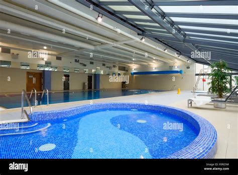 Swimming Pool In Hotel Leisure Center Interior Stock Photo Alamy