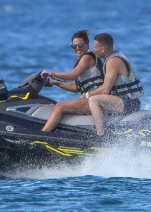 Danielle Lloyd Bikini Candids On The Beach In Barbados GotCeleb