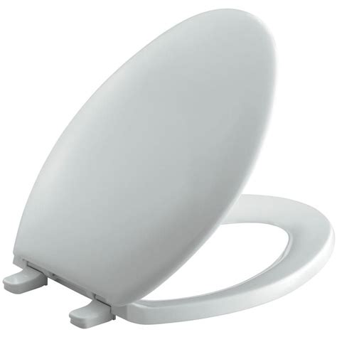 Kohler Bancroft Elongated Toilet Seat In Ice Grey The Home Depot Canada