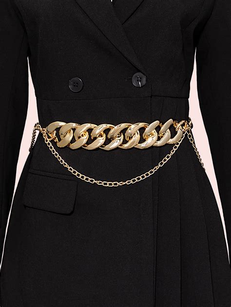 Layered Chain Belt | Layered chains, Chain belt, Fast fashion