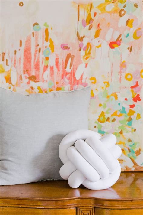 Diy Knot Pillow Tutorial Artofit