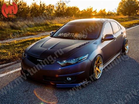 Side Skirts Mugen Style Body Kit For Honda Accord Acura Tsx Cu Cw