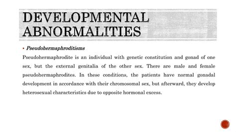 Sex Differentiation And Development PPT