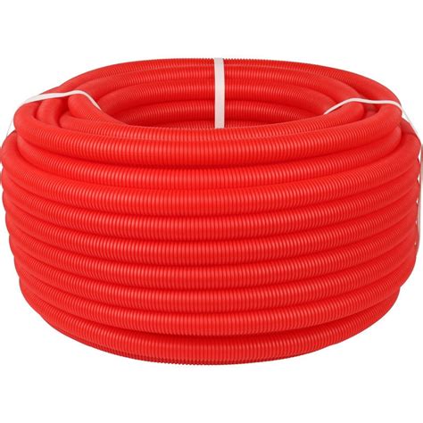 Гофра защитная для труб 16 PEX 20/18 красная (50м) (цена за метр ...