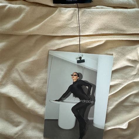 Naked Wardrobe Skirts Nwt Naked Wardrobe Ruched Energy Maxi Skirt In Oatmeal Poshmark