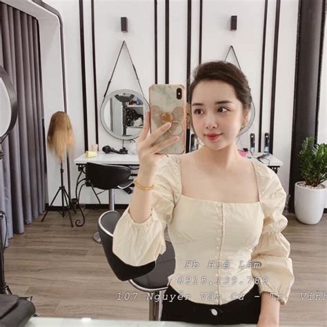 Áo nude cúc bọc Shopee Việt Nam