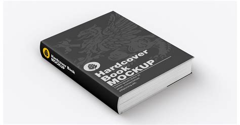 Hardcover Book Cover Mockup Graphic Templates Envato Elements