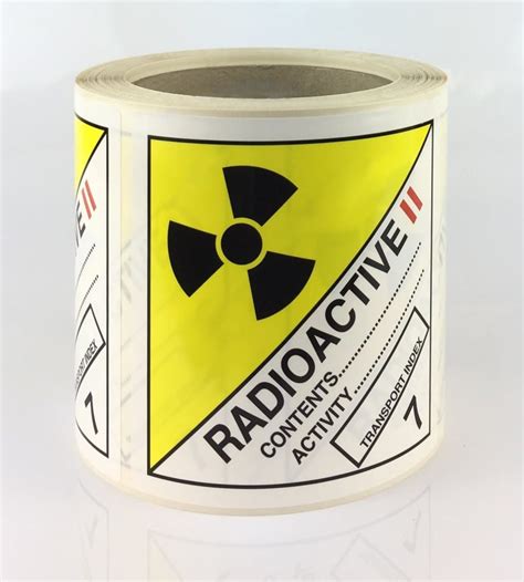 Radioactive Labels And Placards Understanding Shipping Labels And Placards