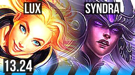 Lux Vs Syndra Mid Games Dominating Br Master