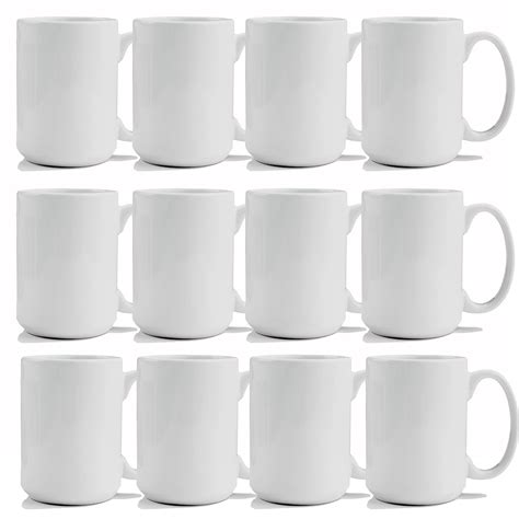 Sublimation Mugs, Sublimation Mugs Blank，Sublimation Mugs 15 oz，White Ceramic Sublimation Coffee ...