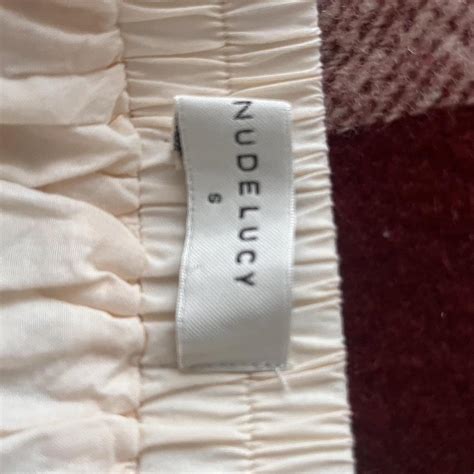 Nude Lucy Cream Maxi Skirt Size S Depop