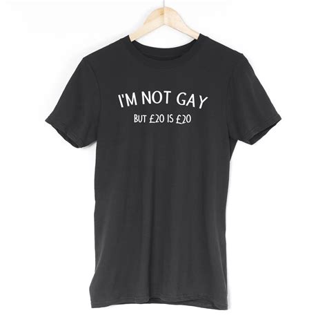 No soy Gay pero camiseta sarcástica divertida bromas Geek decir Slogan Camisetas AliExpress