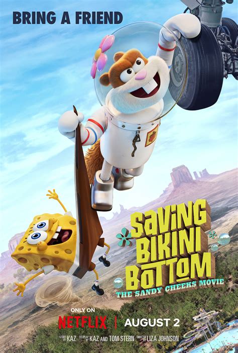 Nickalive Netflix Unveils Saving Bikini Bottom The Sandy Cheeks Movie Trailer Poster