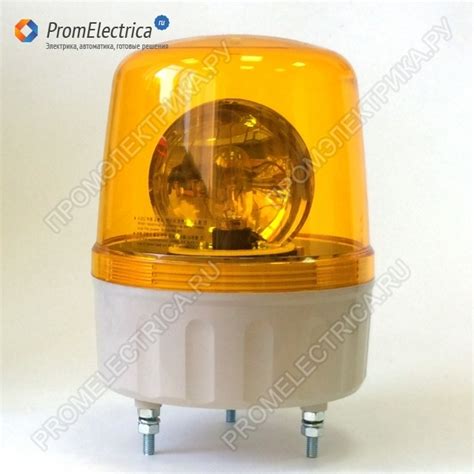 Купить AVG-20-Y(220VAC) Сигнальный проблесковый маячок желтого цвета ...