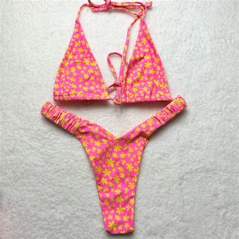 Kulani Kinis Swim Kulani Kinis Berry Blush Retro Bikini Set Poshmark