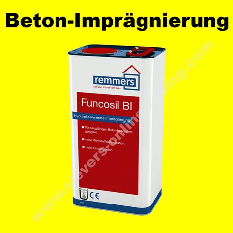 Remmers Funcosil BI farblose Betonimprägnierung Betonschutz