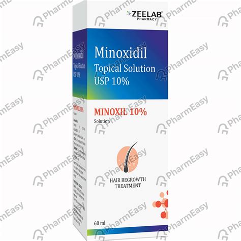 Minoxil 10 %W/V Skin Solution (60): Uses, Side Effects, Price & Dosage ...