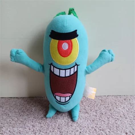 Nickelodeon Sheldon J Plankton Spongebob Squarepants 2015 10 Plush £10 99 Picclick Uk