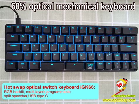 Epomaker Mechanical Keyboard Hot Swappable Split Keyboard Off