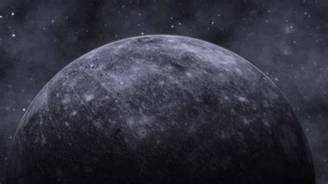 View Mercury planet 3d realistic on spac... | Stock Video | Pond5