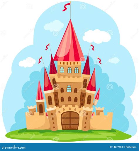 Castle stock vector. Illustration of design, color, princess - 14277684