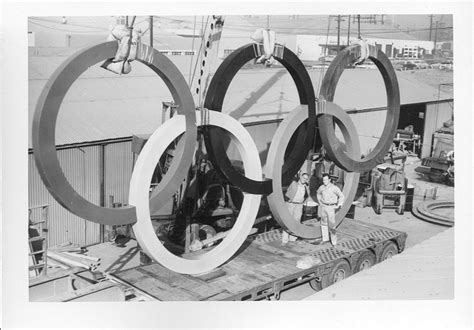 Olympic Rings For 1960 Winter Olympics In Lake Tahoe Skiing Vs