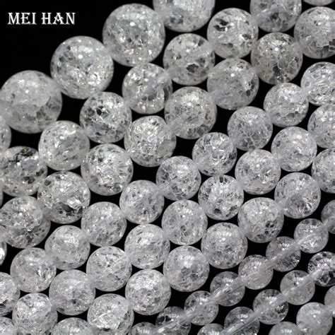 Meihan Wholesale Mm Mm Mm Natural White Cracked Crystal Beads