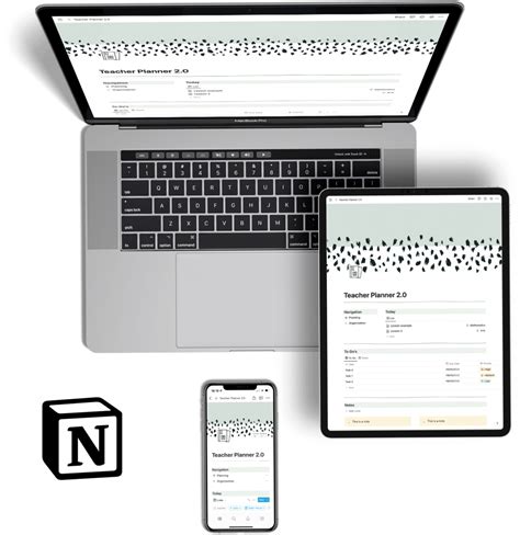 Digital Teacher Planner Notion Template For Teachers