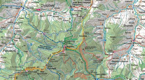 Beskid Wyspowy 1 50 000 Mapa Elektroniczna Format TAR ExpressMap