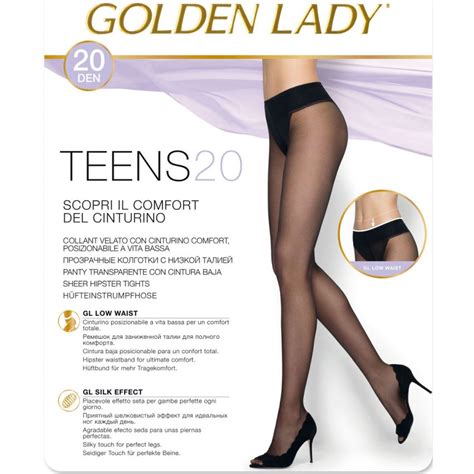 Collant Vita Bassa Velato Golden Lady Teens Paia Intimorosa