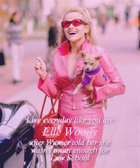 𝐸𝑙𝑙𝑒 𝑊𝑜𝑜𝑑𝑠 Legally Blonde Broadway Legally Blonde Quotes Iconic Movie