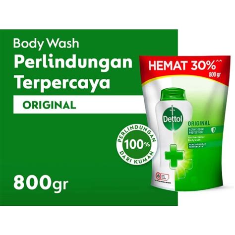 Jual Dettol Sabun Mandi Cair Original Jumbo Gr Shopee Indonesia