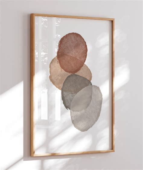 Quadro Decorativo Experimental Aguada Nude Neutral 1