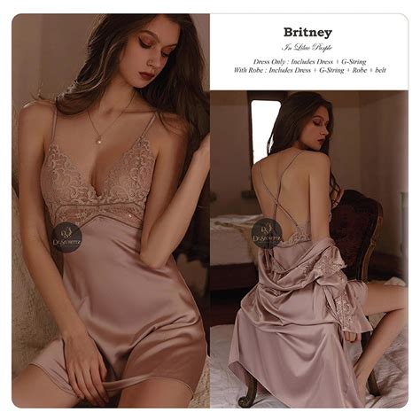 Jual Desecrettz Britney Baju Tidur Wanita Dewasa Sexy Model Kimono Set Lingerie Sexy Baju