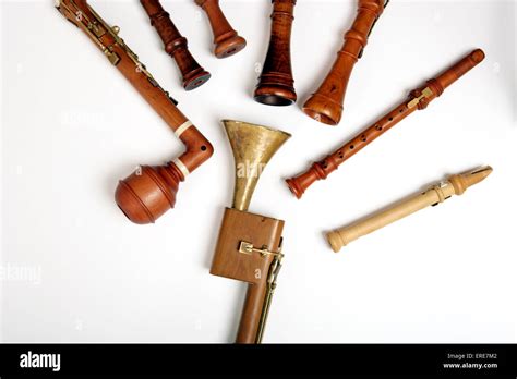 Collection Of Baroque And Classical Period Woodwind Instruments Basset