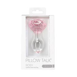 Pillow Talk Rosy Luxurious Glass Anal Plug Pillow Talk