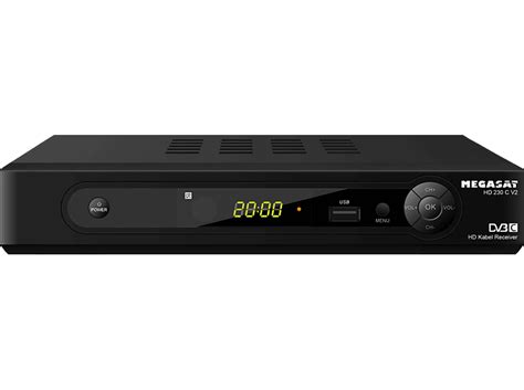 MEGASAT HD 230C V2 HD Kabel-Receiver (HDTV, DVB-C, DVB-C2, Schwarz) HD ...