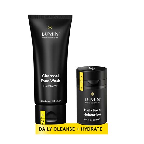 Amazon Lumin Dynamic Duo Skin Care Kit For Men Includes