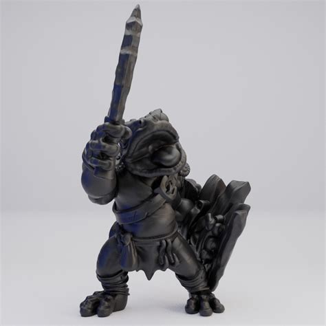 Hot Goblin Frog Folk With Sword C