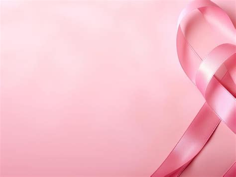 Premium AI Image | a pink ribbon sits on a background