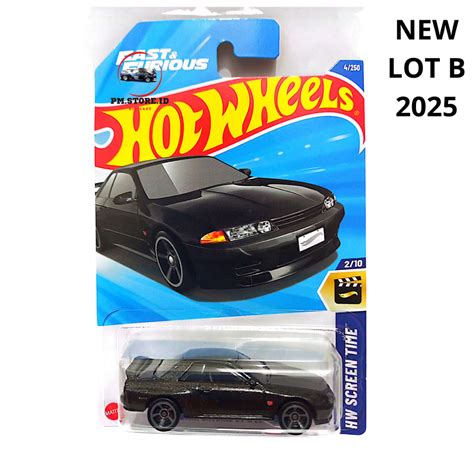Jual Hot Wheels Nissan Skyline Gt R Bnr Hitam Fast Furious Shopee Indonesia