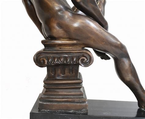 Classical Male Nude Statue Bronze Casting Naked Man