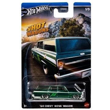 風火輪 Hot Wheels 銀標 全金屬 Hot Wagons 旅行車系列 64 Chevy Nova Wagon 蝦皮購物