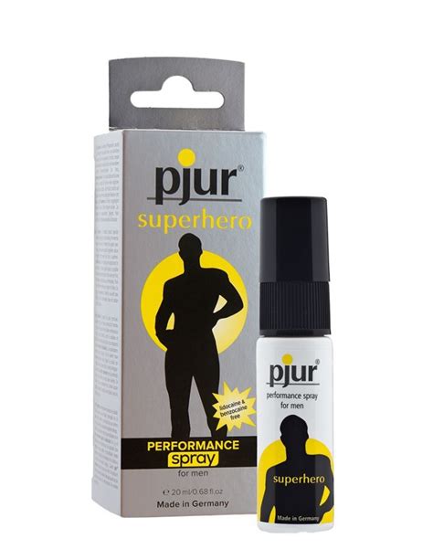 PJUR SUPERHERO PERFORMANCE SPRAY 20ML - cocolamar.be