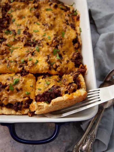 Easy Casserole with Ground Beef - Butter & Baggage