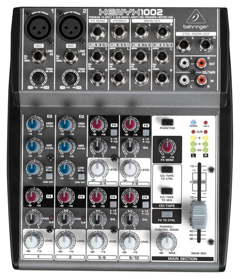 Купить Микшерный пульт Behringer XENYX 1002 в Минске